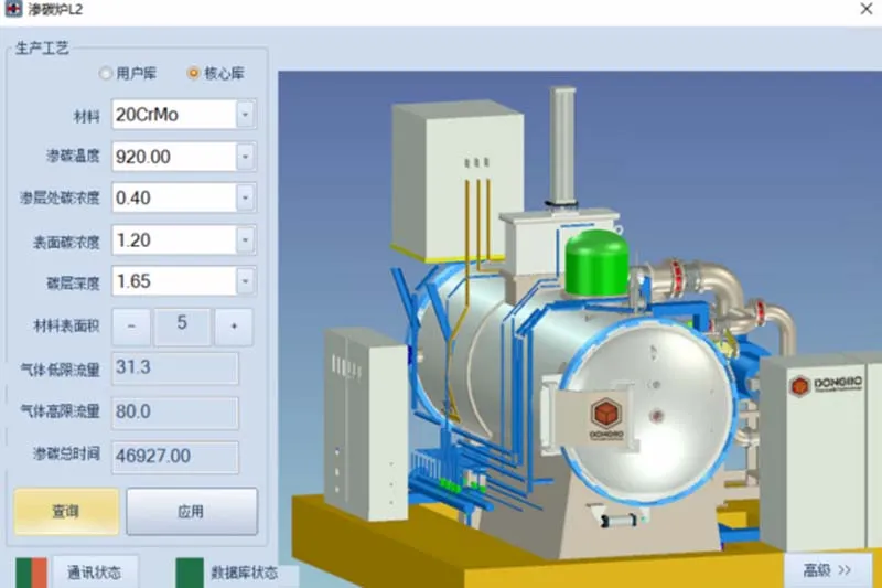 TC4 0.2mm carburizing process 20CrMoH 1.65mm carburizing process
